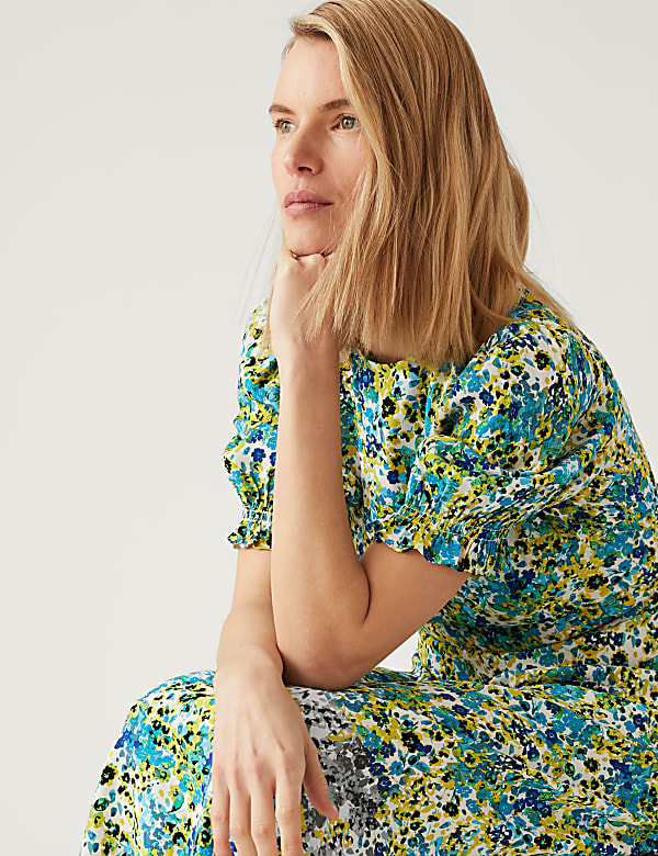 Floral Midaxi Tea Dress