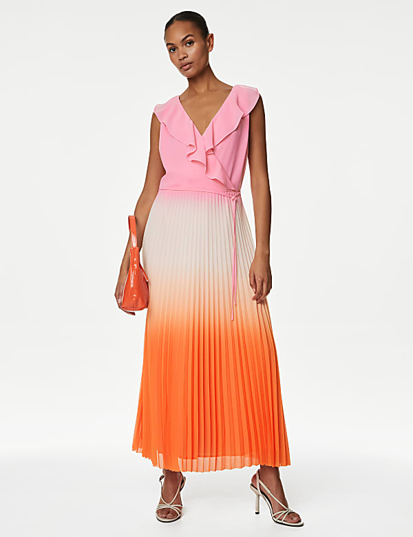 Summer pleated dresses hot sale