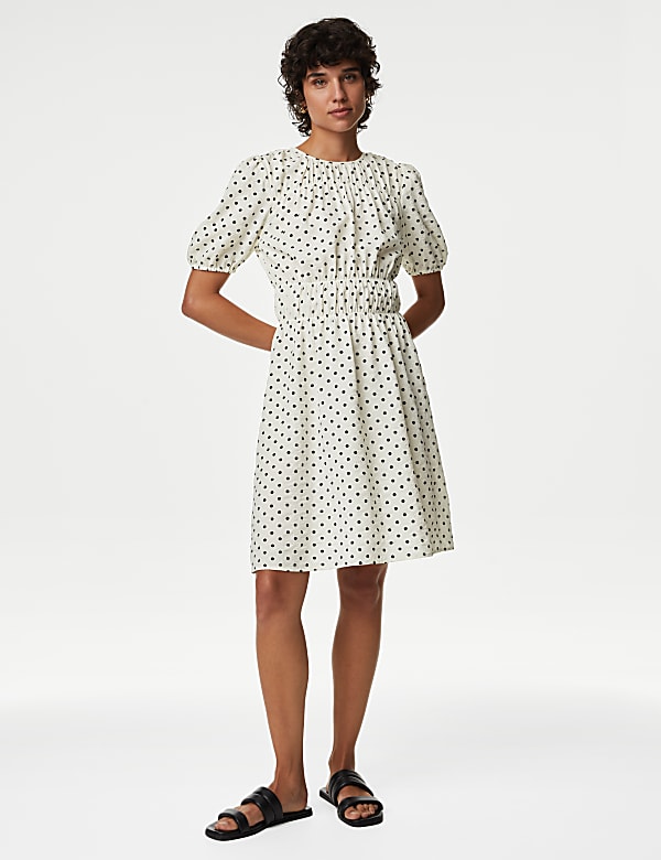 Mixed polka dot dress shop