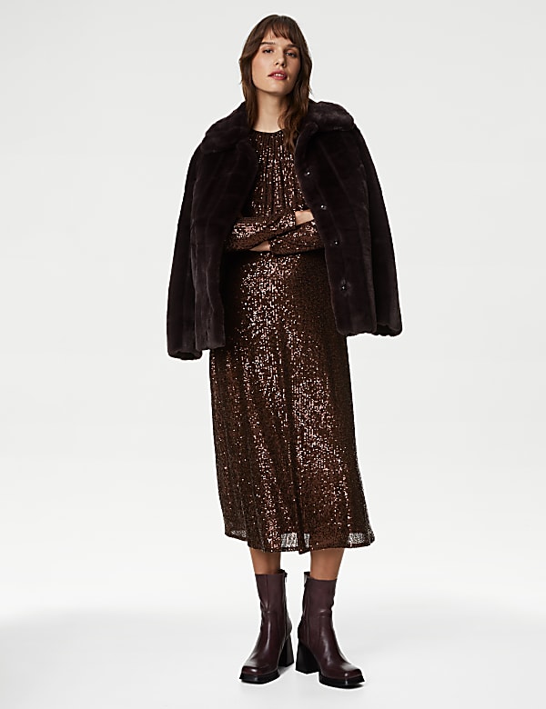 M and s sequin dress outlet