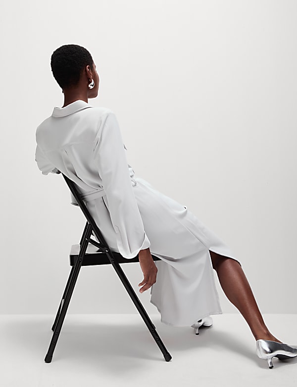Midi Utility Shirt Dress