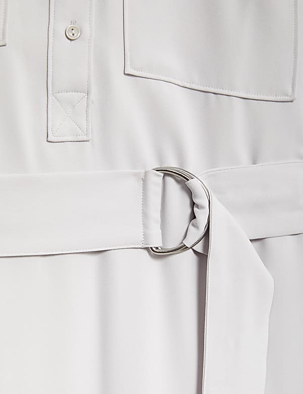 Midi Utility Shirt Dress