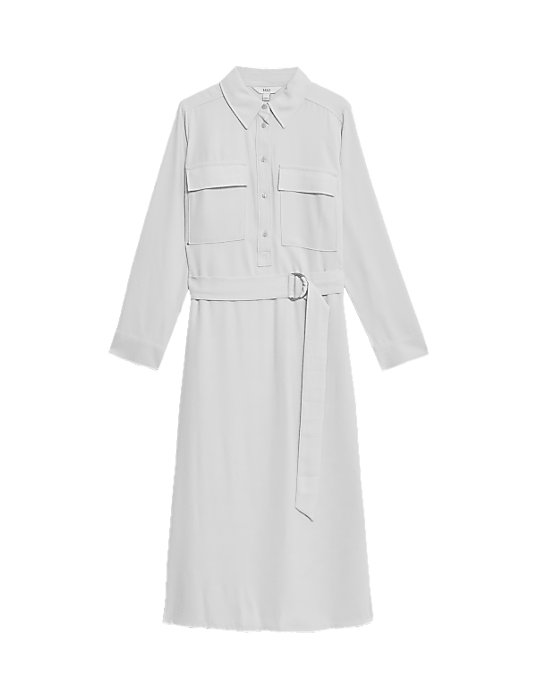 Midi Utility Shirt Dress