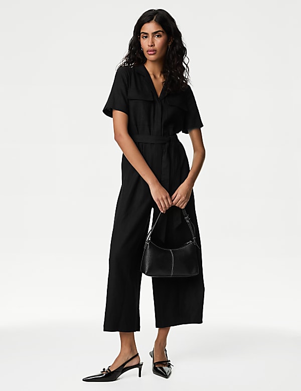 Marks and spencer khaki jumpsuit new arrivals