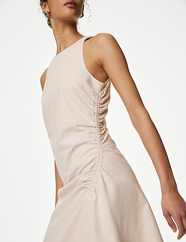 Jersey Ruched Midaxi Bodycon Dress