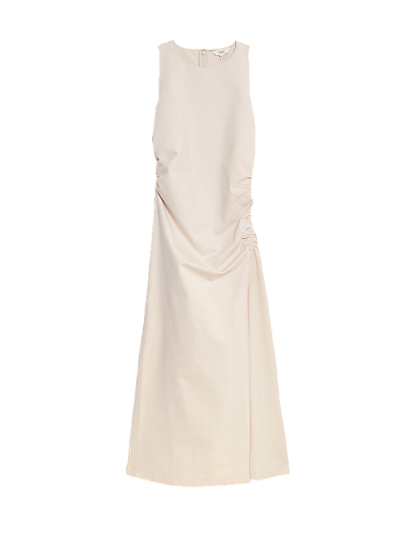 Jersey Ruched Midaxi Bodycon Dress