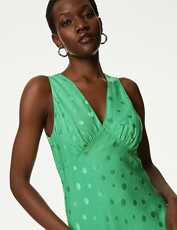 Marks and spencer jacquard dress 2025