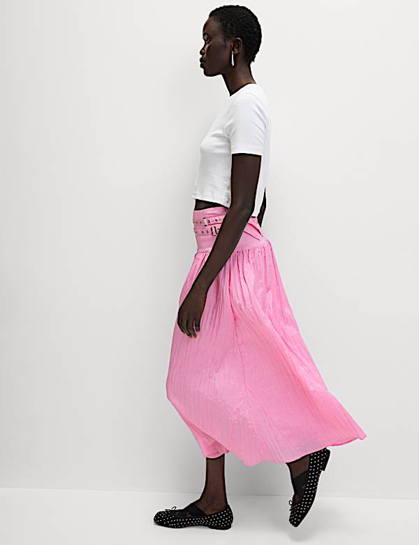 Belted Midaxi Skirt - NZ