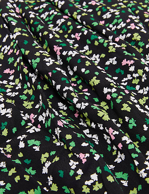 Floral Midaxi A-Line Skirt