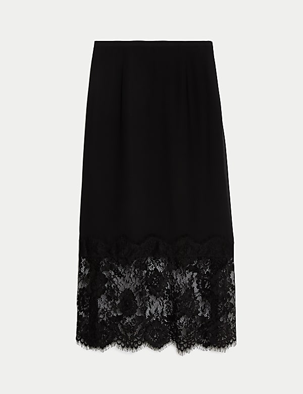 Lace Midaxi Slip Skirt - AU