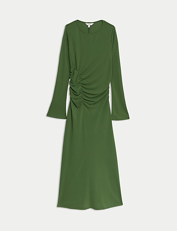 Jersey Round Neck Midaxi Column Dress - CZ