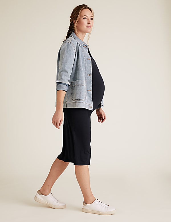 Maternity Midi Bodycon Dress