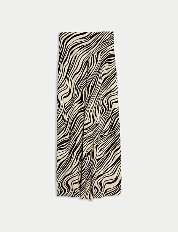 Printed Midaxi Slip Skirt - ID