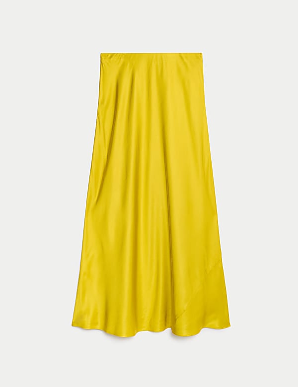 Σατέν μίντι-μάξι φούστα - GR