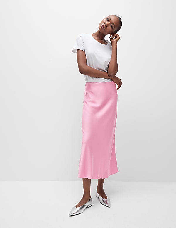 Satin Slip Skirt