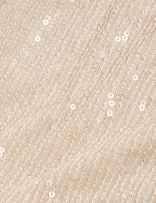 Sequin Midaxi Slip Skirt