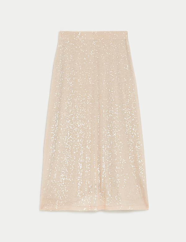 Sequin Midaxi Slip Skirt - PT