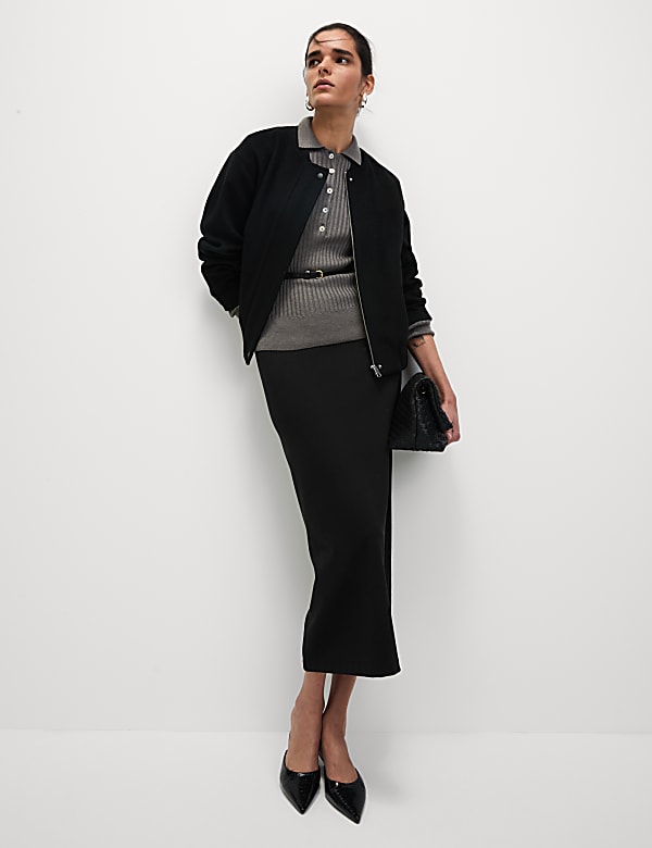 Midi Pencil Skirt