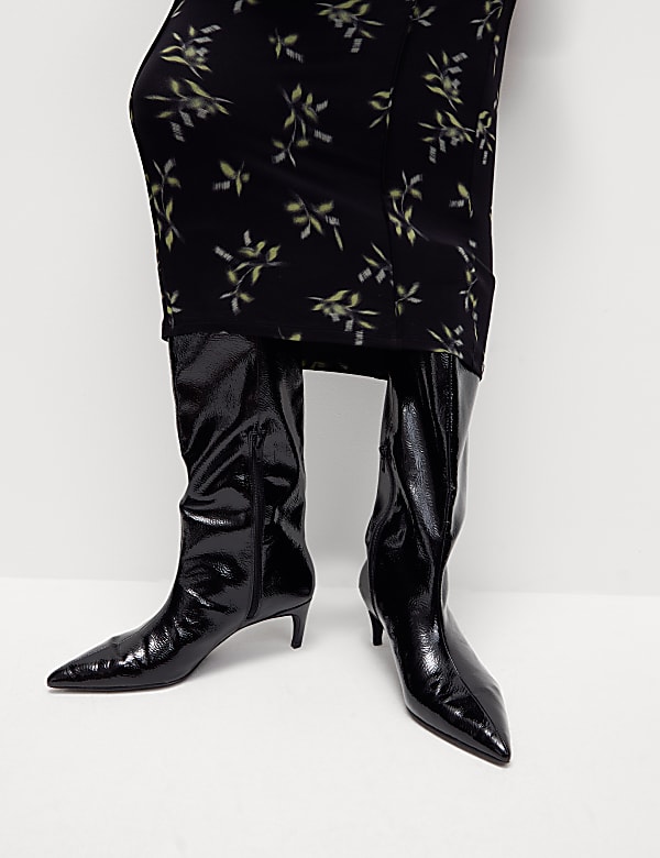 Jersey Printed Midaxi Column Dress