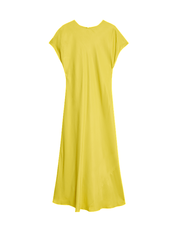 Round Neck Midaxi Column Dress