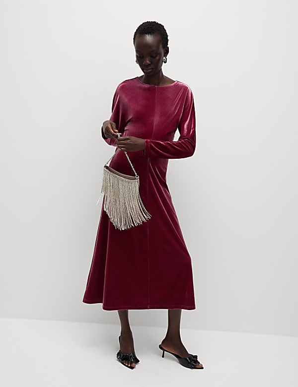 M&s velvet dress new arrivals