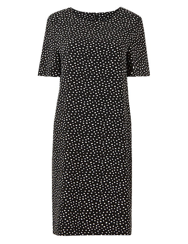Polka Dot Shift Dress