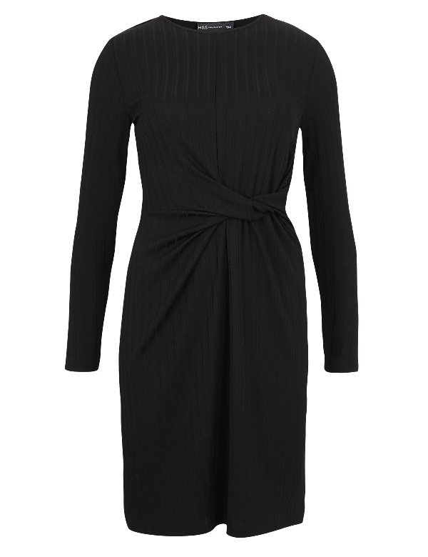 Ribbed Mini Bodycon Dress
