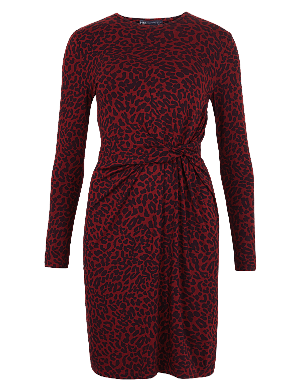 Animal Print Bodycon Mini Dress