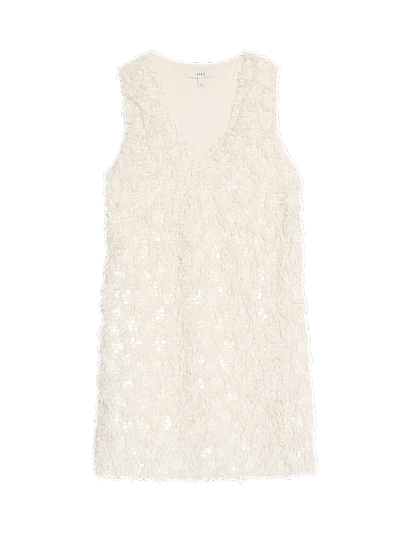 Embellished Mini Dress