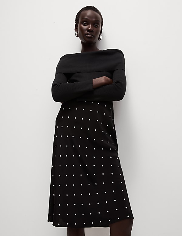 Black skirt m&s discount