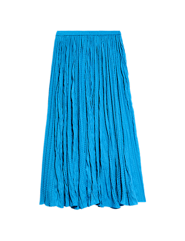 Pleated Maxi Skirt