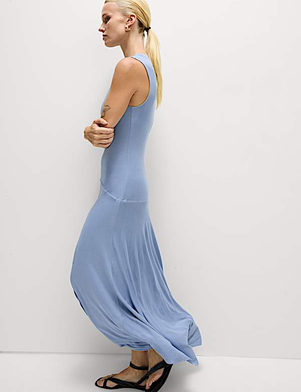 Jersey Midaxi Column Dress