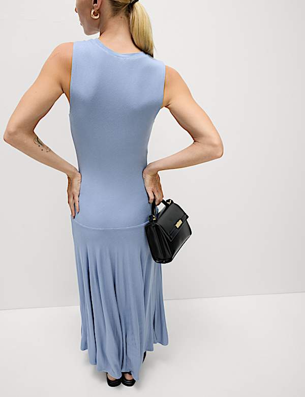 Round Neck Jersey Dress