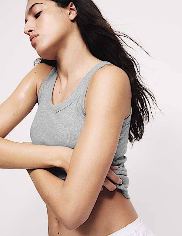 Cotton Rich Secret Support™ Bra Vest - US