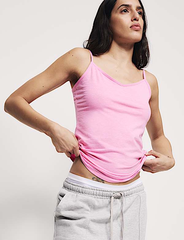 3pk Cotton Rich Strappy Vests