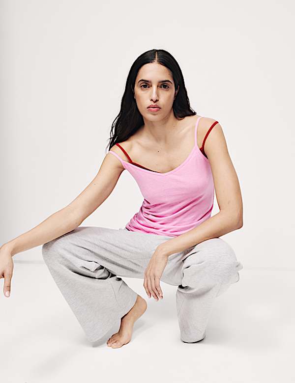 3pk Cotton Rich Strappy Vests