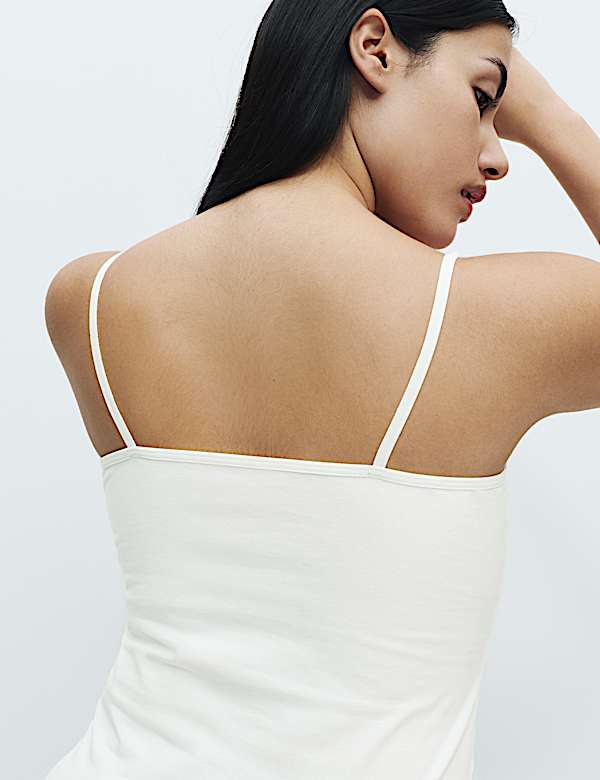 5 Pack Cotton Rich Strappy Vests - HR