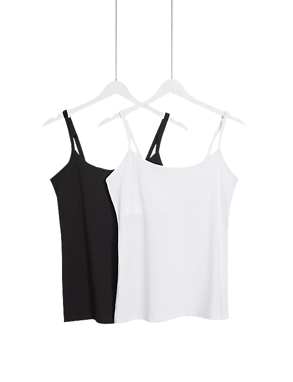 2pk Cotton Rich Secret Support™ Vests