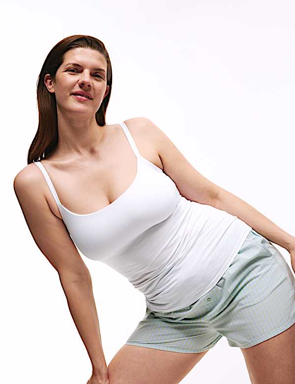 2er-Pack stützende Trägerhemden mit hohem Baumwollanteil (F+) - AT