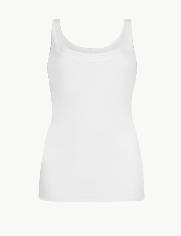 Cotton Blend Waist Cincher Vest