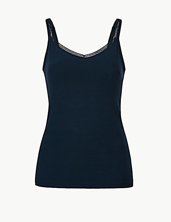 Lace Trim Vest with Secret Support&trade;