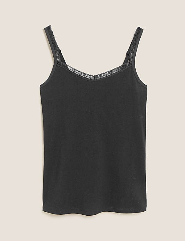 Lace Trim Vest with Secret Support™ - MX