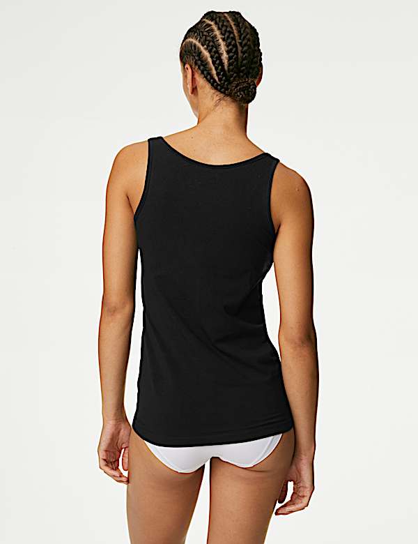 Rompi Dengan Cup Bra Bahan Katun Dengan Bantalan - ID