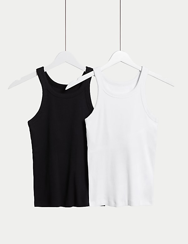 2pk Teen Cotton Rich Secret Support™ Vests - JP