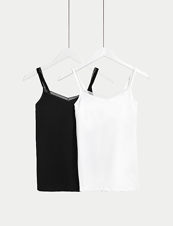 2pk Cotton Rich Secret Support™ Vests - JP