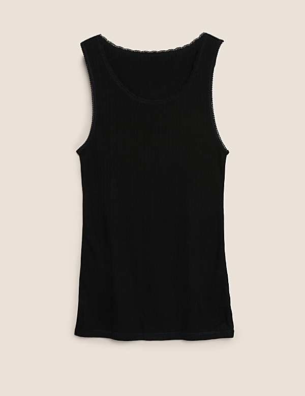 2pk Thermal Pointelle Vests