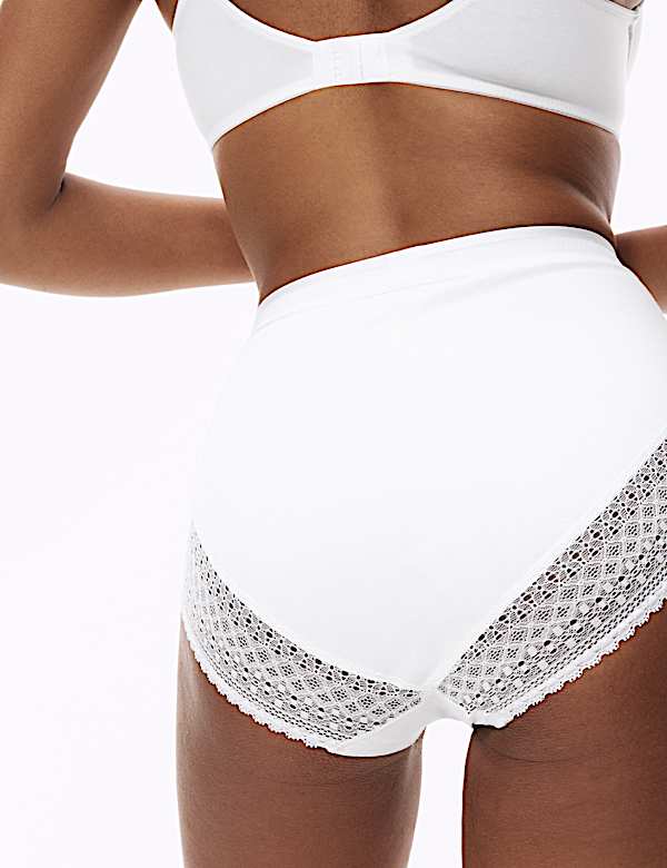 Lot de 2 culottes emboîtantes en coton à maintien léger - LU