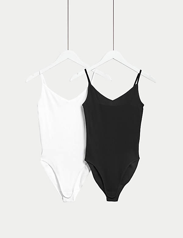 2pk Cotton Rich Bodysuits - VN