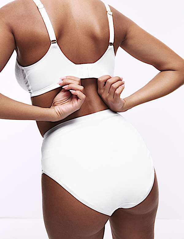 2pk Amelia Lace Cotton Rich Shaping Knickers - VN