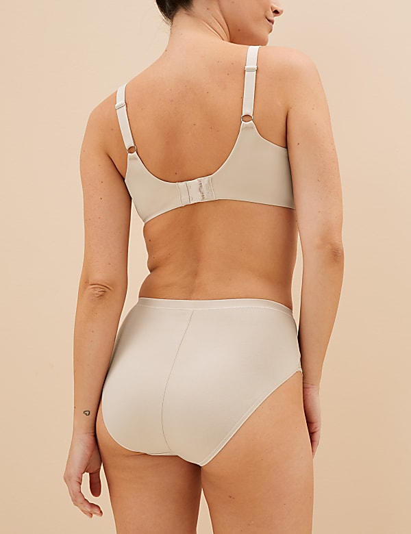 2pk Firm Control High Leg Knickers